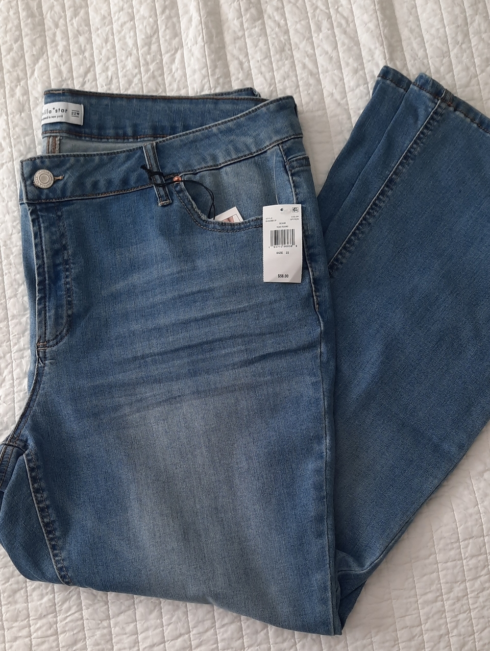 Vanilla Star Medium Blue Classic Denim Jeans
